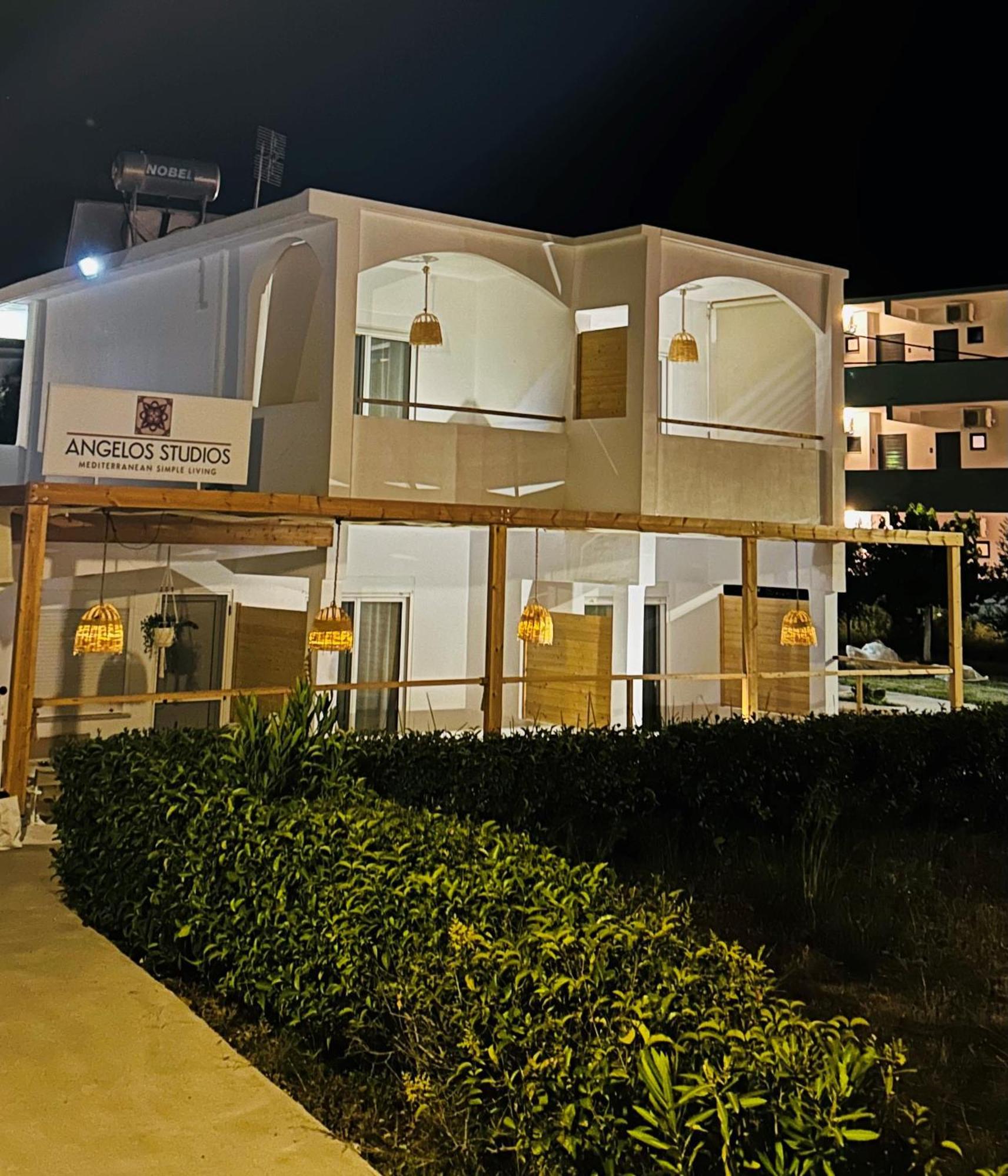 Angelos Studios 1-2 In Faliraki Rhodes-Ground Floor Exterior foto